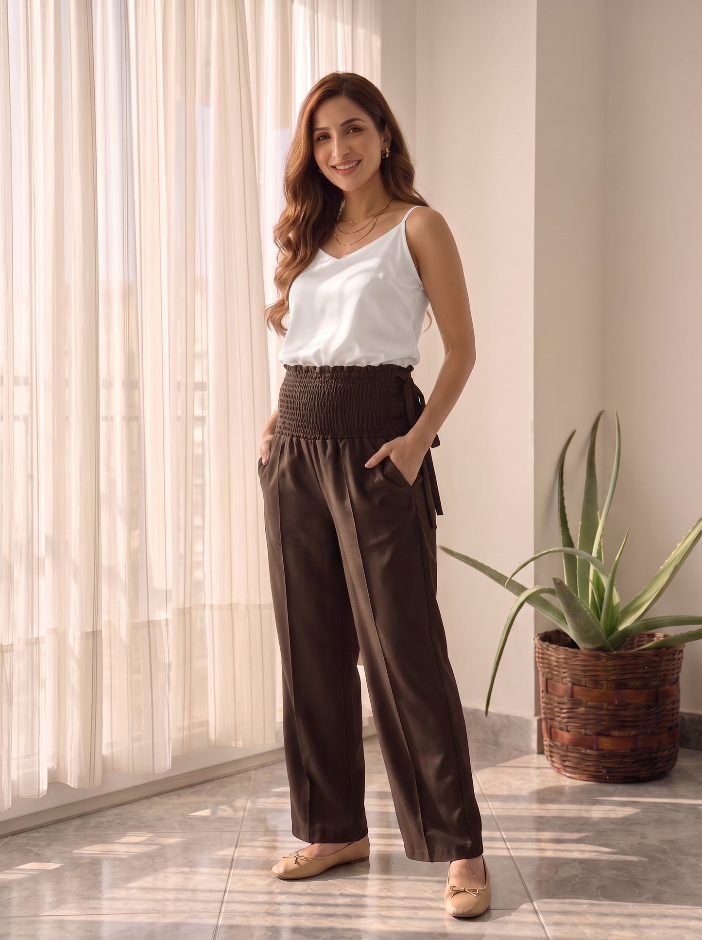The Everyday Pants - Brown